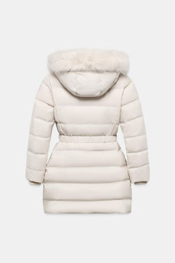 HOODED WATER-REPELLENT WINDPROOF PUFFER JACKET - Zara фото 13