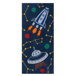 Полотенце LoveLife Космос 70х140 см, велюр/махра 340гр/м2, 100% хлопок  фото 2