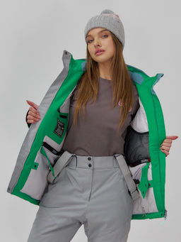 Куртка горнолыжная женская CHUNMAI 7092Sn утеплитель 480-580 г/м² сиреневая - Mtforce фото 7