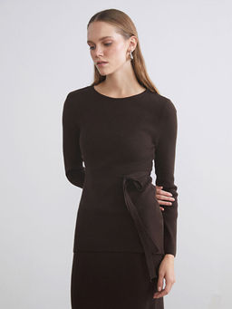 Bisiklet Yaka Kad?n Triko Kazak