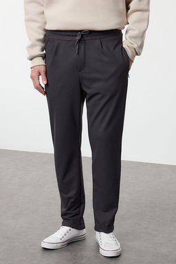 Antrasit Slim Fit Beli Ba_lamal_ Lastikli _rme Rahat Pantolon TMNAW25PL00023