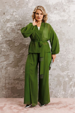 Костюм Anastasia 1063.1 травяной зеленый фото 6