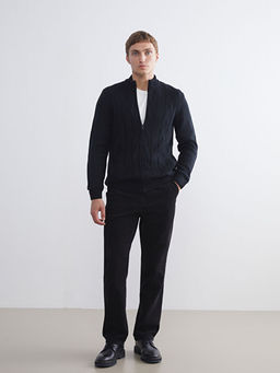 Standart Kal?p Dik Yaka Erkek Triko H?rka