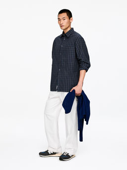 Camisa de popelina oversize - H&m фото 7