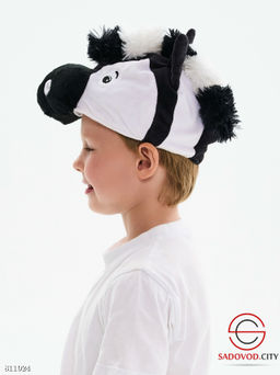 Шапка-маска "Зебра" для мальчика