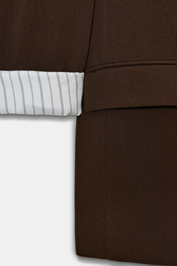 BLAZER PU?O ESTAMPADO / Marr?n - Zara фото 4