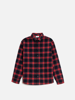 ACOOLA / Сорочка верхняя детская для мальчиков Bento красная клетка