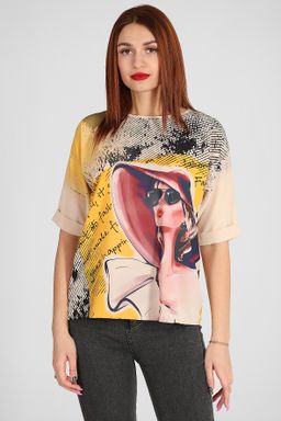 Блузка женская с рисунком