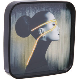 Часы настенные + пано 2шт "HOME STYLE" Незнакомка, черный корпус