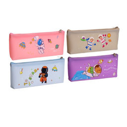 Пенал школьный Calligrata Космонавт, на молнии, 1 отделение, с рисунком, МИКС