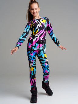 32321465 Термокомплект трикотажный для девочек: брюки, толстовка для эпизодического использования - Playtoday фото 3