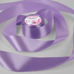 Лента атласная, 50 мм, 23±1 м, сиреневая №21