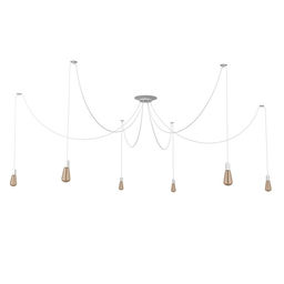 Светильник BayerLux «Паук», 6×40 Вт, E27, белый