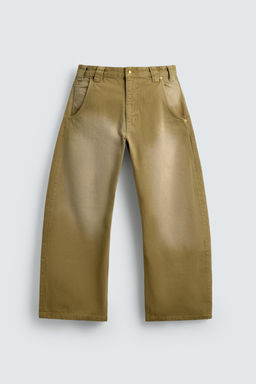 WASHED BALLOON FIT JEANS - Zara фото 7