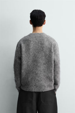 JERSEY CEPILLADO BOXY FIT / Gris oscuro - Zara фото 3
