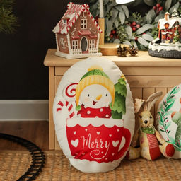 Подушка декоративная новогодняя Этель Merry 28*37см