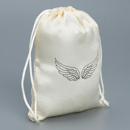 Цена за 5 шт. Мешок атласный Крылья, 18 13 см - Дарите счастье фото 2