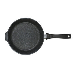 ЛА_АП_GRANIT (black) Сковорода глубокая 240мм с ручкой, , арт. сггч240а