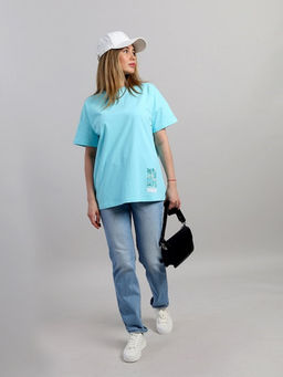 CRB wear/CSSW 60389-49 Футболка женская,светлая бирюза/Ex.Cherubino  фото 3