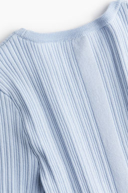 Vestido ajustado en punto de canale - H&m фото 6