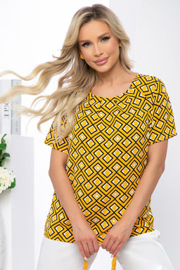 Блуза Нильда (горчица) Б5397