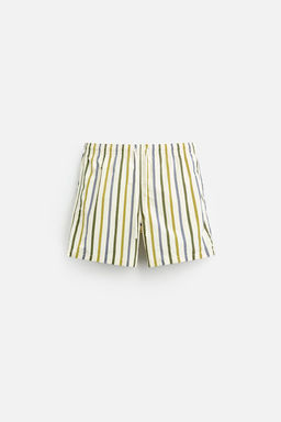 REGULAR STRIPED SWIMMING TRUNKS