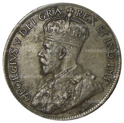 Монета 1 цент 1919 года Канада