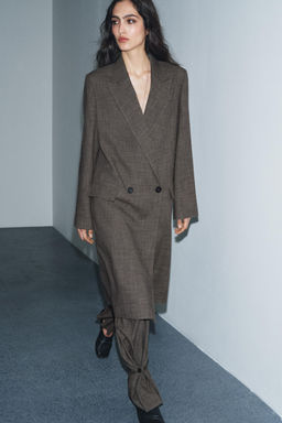 ZW COLLECTION LIMITED EDITION DOUBLE-BREASTED FROCK COAT - Zara фото 4