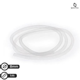 Бижутерная сетка-рукав, 8мм, 1 метр, цвет белый