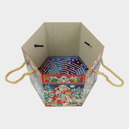 Цена за 10 шт. Подарочная коробка На Катке 18 x 18 x 14 см - Simaland фото 9