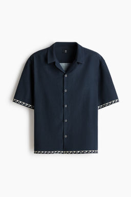 Camisa resort de algod?n Relaxed Fit