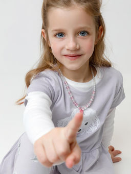 КР 302881/сиреневый 3710 к647 блузка (туника) для дев - Crockid фото 5