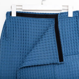 Килт вафельный банный Этель Boho 75*145 см. цв. синий, 100% хл, 290 г/м2  фото 6
