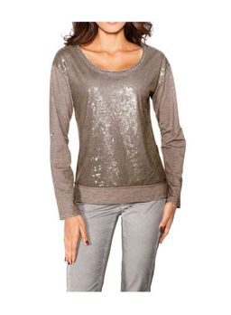 Блузка, серая - Patrizia dini фото 5