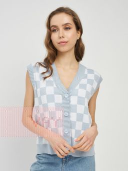 Жилет женский 5221-1740. 1267/798 туманная роса/белый