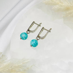 Серьги из Амазонита