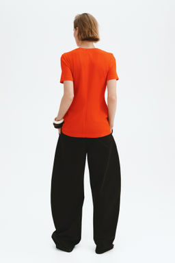 Top interlock con peplum - H&m фото 5