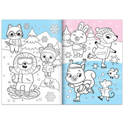 Подарочный набор на новый год, 4 в 1, 3 книги и пазл 88 деталей, МИКС