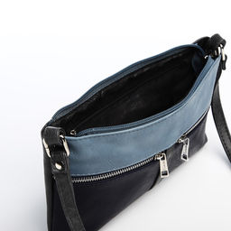 Сумка кросс-боди на молнии, цвет синий - Simaland фото 5