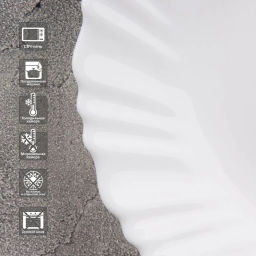 Тарелка суповая Dolche Vita, объём: 600 мл, размер: 21*3,4 см из опалового стекла арт.107073 - Mallony фото 3