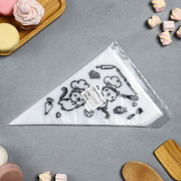 Кондитерские мешки «Котики» 35×20 см, 50 шт.