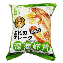 Чипсы со вкусом креветок и чеснока Нонбаньчжигу / Nongbanzhigu, Китай, 40 г