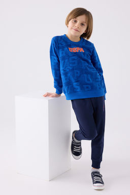 Пижамный комплект темно-синего цвета для мальчика - U.s. polo assn фото 3