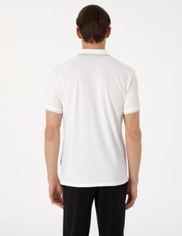 Ekru Ultralight Kuma_ Slim Fit Polo Yaka Ti__rt