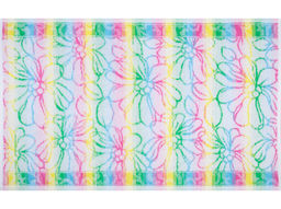 Полотенце махровое 6с104.411ж1 Ромашковое поле (св.радужка) 67х40см