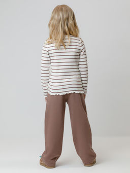 КР 400847/капучино к631 брюки для дев