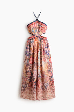 Vestido cut-out con escote halter