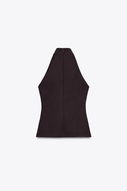 HALTER CREPE TOP - Zara фото 5
