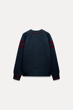 CONTRASTING KNIT CARDIGAN - Zara фото 3