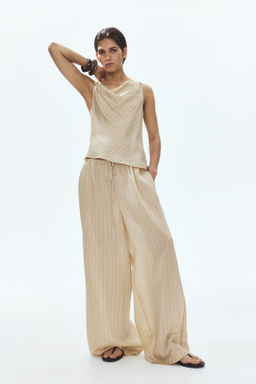 Pantal?n recto con cord?n de ajuste - H&m фото 2